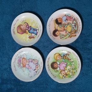 Avon collection plates Mother's Day  1981, 82, 83 and 1984